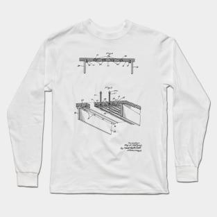 Water Jet Propelled Vintage Patent Hand Drawing Long Sleeve T-Shirt